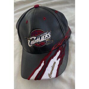 Vintage Cleveland Cavaliers Leather SnapBack Belt Hat Men’s RARE